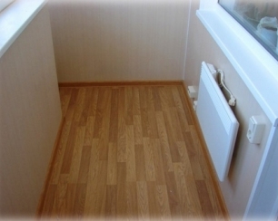 Как утеплить пол на балконе