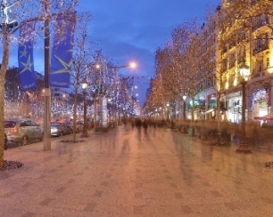 Елисейские поля в Париже