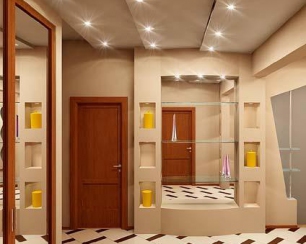 Декор прихожей: стены