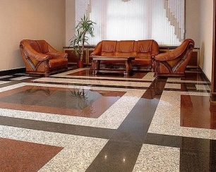 Как модно оформить интерьер с применением гранита