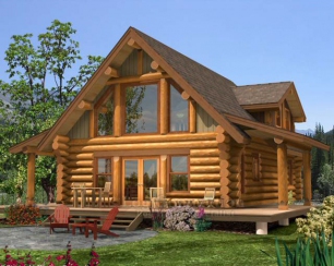 Как вывести деревянный дом