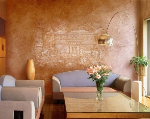 Декоративная штукатурка - широкие возможности в оформлении интерьра