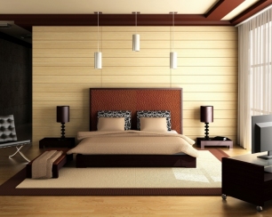 Кровати в интерьере спальни