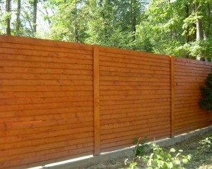 Деревянный забор своими руками