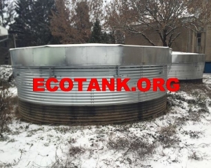 Противопожарный стальной резервуар 50 м3 (кубов)