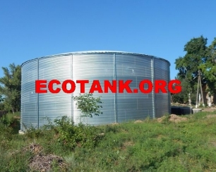 Стальной резервуар для чистой воды 200 м3
