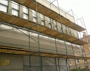 Рамные строительные леса ЛРСП 40 и особенности их использования