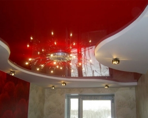 Двухуровневые натяжные потолки и их ключевые особенности