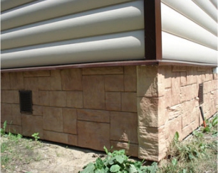 Как утеплить цоколь и изготовить отливы