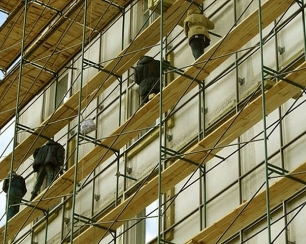 Фасадные строительные леса