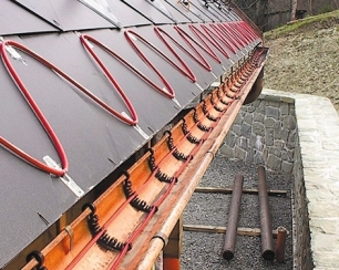 Обогрев водостоков нагревательным кабелем