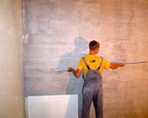 Технологический процесс штукатурных работ