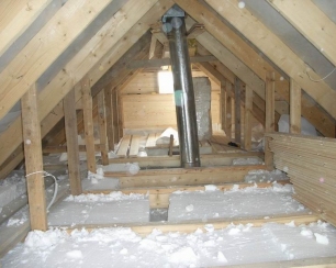 Технология утепления крыши деревянного дома