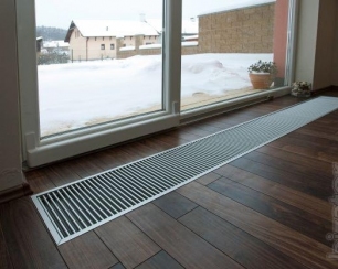 Подбор внутрипольного конвектора