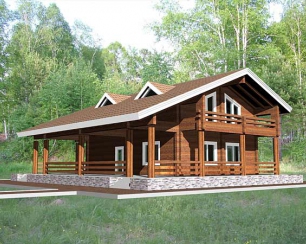Особенности дачных домов из бруса