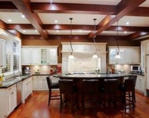 Обзор материалов, используемых для отделки кухонного потолка