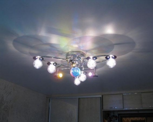 Уникальный дизайн натяжных потолков