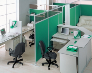 Перегородки для офиса: виды и особенности