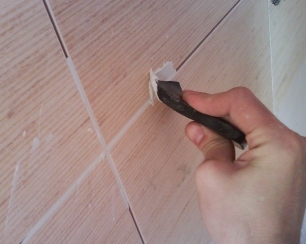 Затирка швов плитки