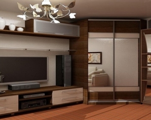 Шкафы-купе в гостиную