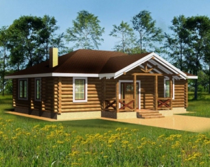 Оптимальная планировка деревянного дома