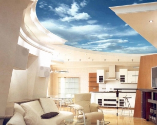 Натяжные потолки и их преимущества