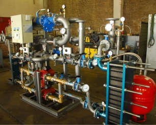 Модульное оборудование для подключения зданий к инженерным сетям