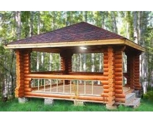 Как построить деревянную беседку своими руками