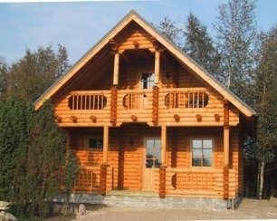 Дом из дерева.