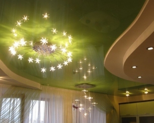 Оригинальное освещение для натяжных потолков