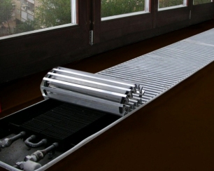 Размеры внутрипольных конвекторов.