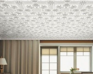 Как правильно клеить потолочную плитку