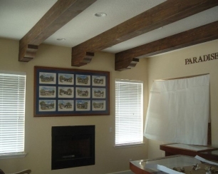 Полиуретановые балки для декорирования жилых и общественных помещений