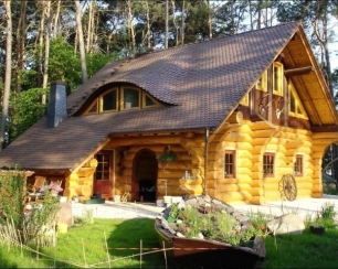 Срубы домов и их преимущества