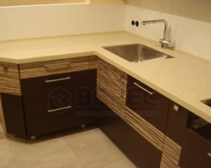 Изготовление столешниц из акрилового искусственного камня для кухни на заказ