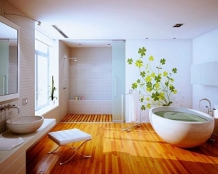 Как выровнять пол в ванной