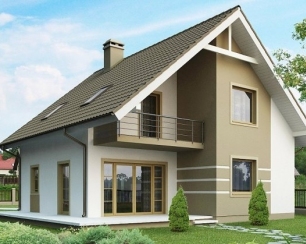 Стильные дома с мансардой