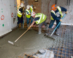 Как забетонировать пол в гараже