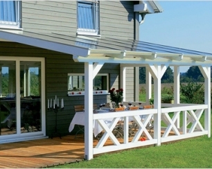 Навес для дачи своими руками