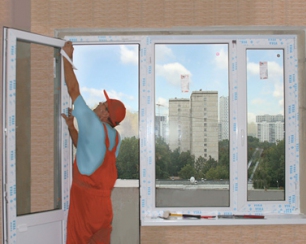 Как установить окно