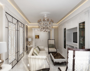 Дизайн интерьера - эклектика в нежных тонах