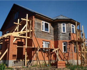 Как обложить деревянный дом кирпичом