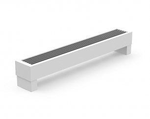 Общие качества и конструкция напольных конвекторов