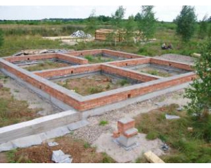 Как выполнить ремонт кирпичного фундамента деревянного дома