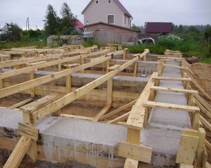 Ленточный фундамент для домов из дерева. Часть 2