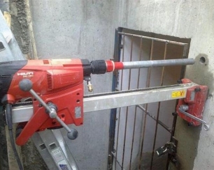 Особенности алмазного сверления отверстий в бетоне