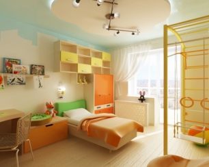 Дизайн интерьера детской комнаты