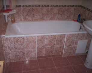 Как установить ванну