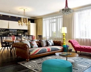 Интерьер в стиле поп-арт