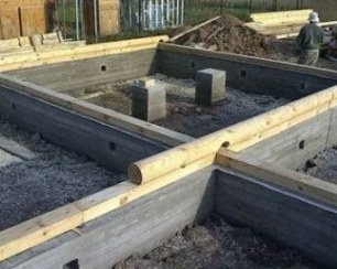 Фундамент ленточного типа для домов из дерева. Часть 1